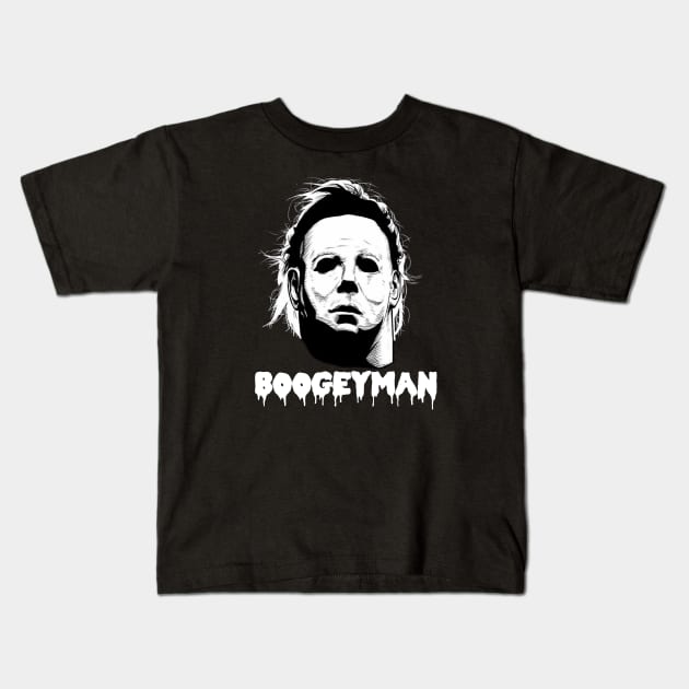 Michael Myers Kids T-Shirt by pizowell